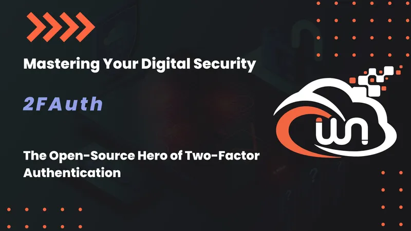 2FAuth self-hosted 2FA manager web interface showing TOTP security codes for managed accounts on a private cloud server