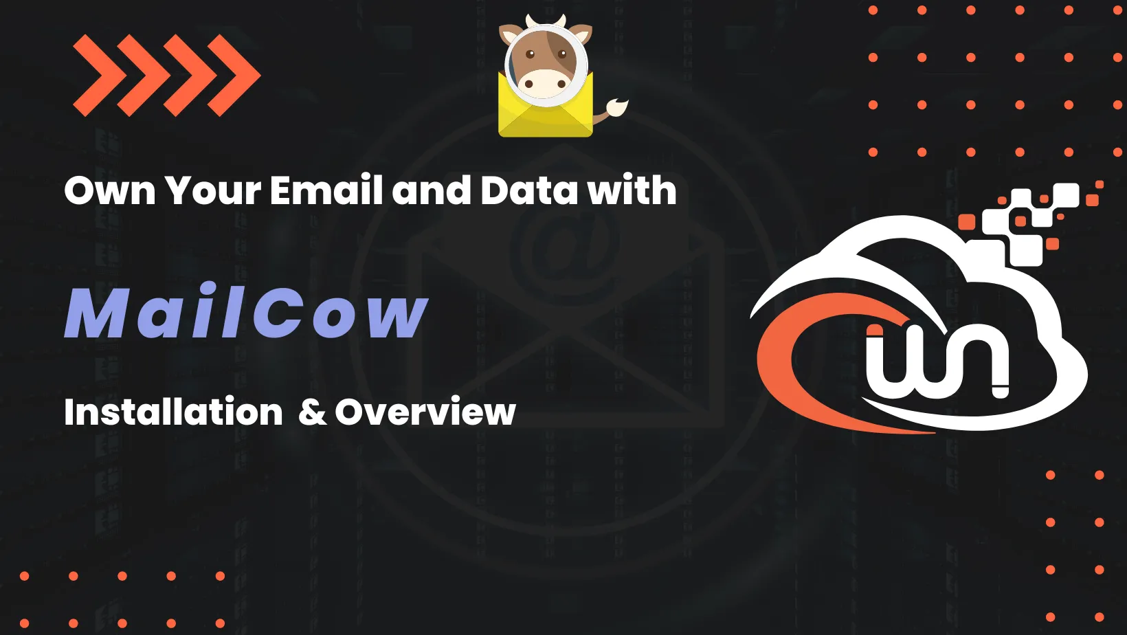 Mailcow self-hosted email server admin dashboard showing the SOGo webmail and configuration panel